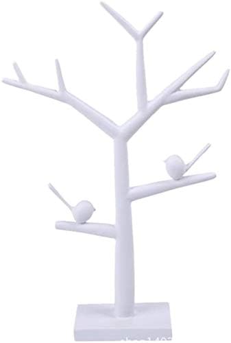 UKLLYY Kanca Standı, Takı Organizatör Duvar Mücevher Standı Kuşlar Ağacı Takı Standı Tutucu Organizatör Raf Kulesi Ekran Küpe