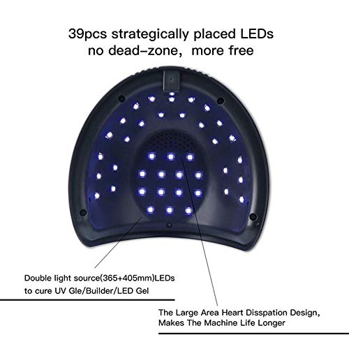 UV LED Tırnak Lambası UV Kalkanı Eldiven Tırnak Törpüsü 10S ile Jel Tırnaklar için Profesyonel UV Lambaları/30/60/Çıkarılabilir
