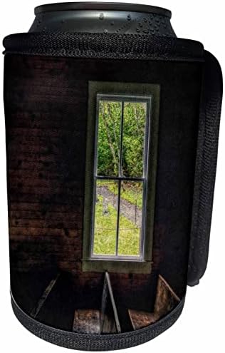 3dRose Kilise pews ve pencere - Can Soğutucu Şişe Wrap (cc_351722_1)