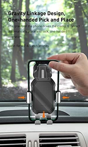 Araç telefonu Tutucu Vantuz Ayarlanabilir Evrensel Montaj Tutucu Telefon için Araba Cep Cep Smartphone Destek (Kararmaz Siyah)