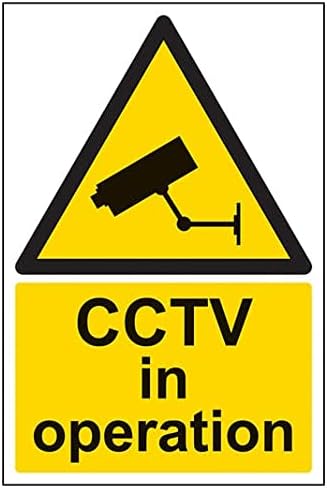 Uyarı Genel-CCTV çalışıyor-300 x 400mm