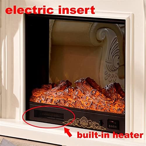 OMIDM Elektrikli fireplaceo Elektrikli Şömine Eklemek Firebox Brülör Şömine Seti Ahşap Mantel Oturma Odası Baca Yapay Optik