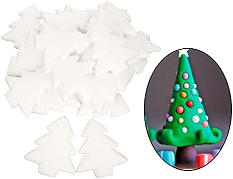 Fancyes 20 Adet DIY Noel Ağacı Okul Öncesi Çocuk DIY Yapma Malzemeleri
