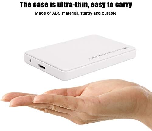 Mobil Sabit Disk, Zarif Araçlar Kullanımı Kolay Sabit Disk için Mobil Sabit Disk Kutusu (Beyaz)