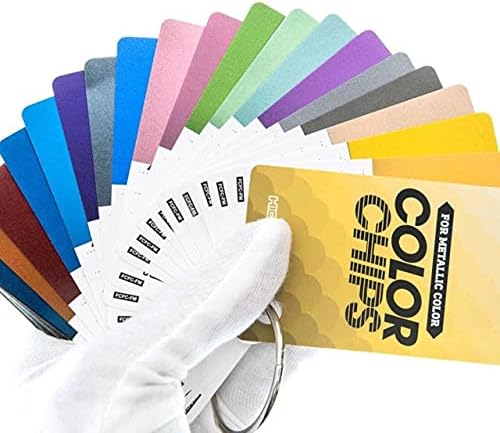 HıQ Parçaları Metalik Renkler için Boyanabilir Boş Renk Çip Kart Seti (70 adet) - Model Oluşturma Araçları ve Aksesuarları
