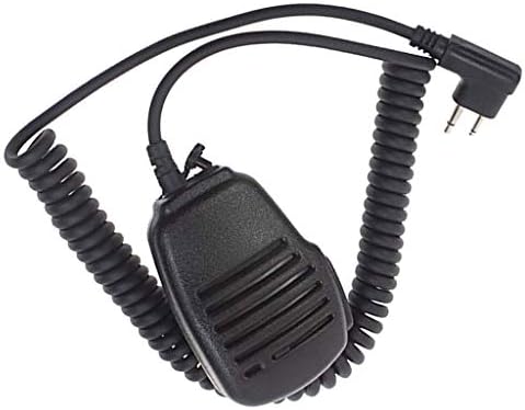 Baoblaze 2 Pin omuz uzaktan kumanda mikrofon PTT radyo Pmr446 Pr400 Bpr40 için