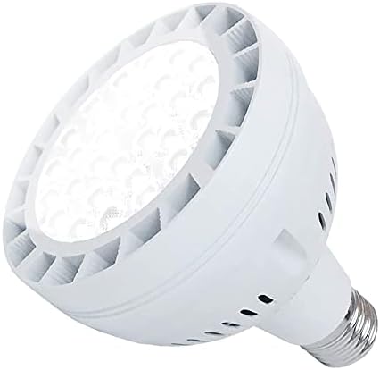 Vaskey LED ampul E27 Vida ampul 50 W araba alüminyum Par30 spot kaynağı 6000 K soğuk beyaz ışık ofis ve ev dekorasyon için