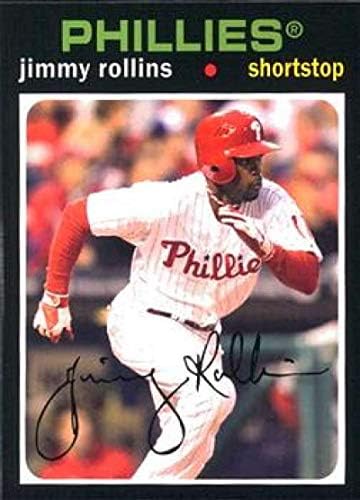 2012 Topps Arşivleri 71 Jimmy Rollins Phillies MLB Beyzbol Kartı NM-MT