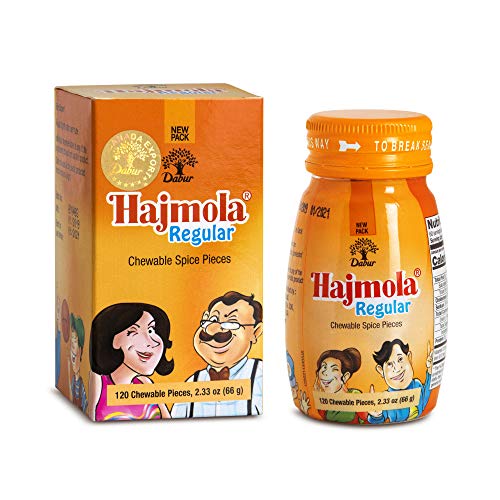 Hajmola Regular tabs - Çiğnenebilir baharat parçaları (3'lü paket)