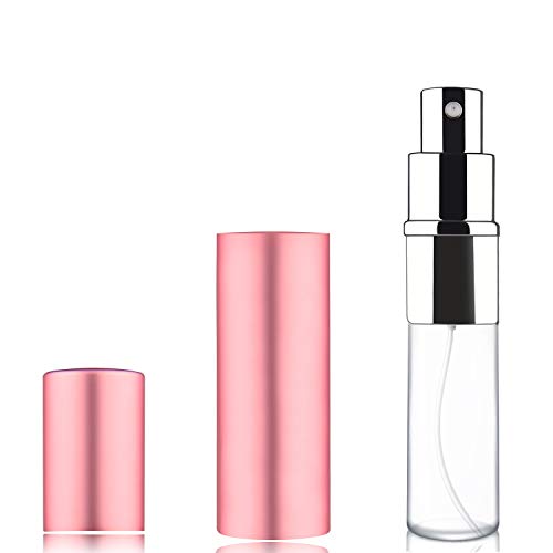 3 Adet 10 ML Taşınabilir Mini Doldurulabilir Parfüm Koku Tıraş Atomizer Boş Doldurulabilir Sprey Çanta veya Seyahat için (Pembe)