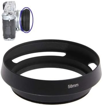 Kamera Aksesuarları, Lensler, SLR, tripodlar. Metal Bacalı Lens Hood için Lens ile 58mm Filtre Konu (Siyah), Metal Lens Gölge