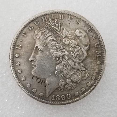 MOMOKY Kopya 1890-S-Morgan Dolar Kaplama Gümüş Sikke-Çoğaltma ABD Eski Orijinal Ön Morgan Hatıra Paraları Belki Sikke En İyi