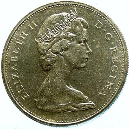 1965 CA 1965 KANADA w İngiltere Kraliçesi Elizabeth II Voyagers Genu Dolar İyi Sertifikasız