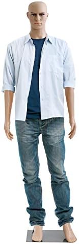 Erkek Manken Tam Vücut Elbise Terzi Modeli Poseable Manken Standı Ayarlanabilir Giyim Manken Torso Formu 73 İnç Plastik Yetişkin