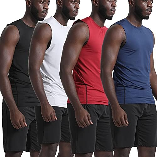BUYJYA erkek Sıkıştırma Gömlek Baz Katman Egzersiz Fitness Seti Spor Giyim Erkekler için