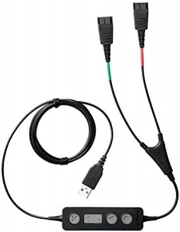 Jabra 265-09 Lınk 265 USB / QD Eğitim Kablosu, Siyah