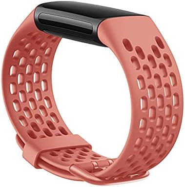 FFENFEI Band Fitbit Şarj için Uyumlu 5 Bantları için Kadın Erkek, moda Yumuşak Silikon Spor Smartwatch Kayış Bilezik Tutuşunu