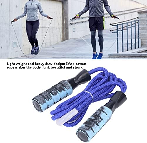 Hozee Atlama İpi, Fitness Eğitimi için Şekillendirme için Profesyonel Atlama İpi /9.8 ft (Mavi)