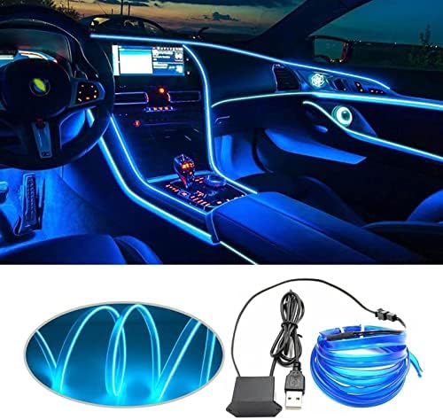N / A / A 12 V araç iç aydınlatma şeritleri-USB Neon led ışık - Parlayan Elektrolüminesan tel / El tel - Otomotiv Cosplay dekorasyon