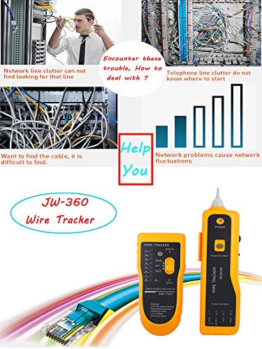 ZQ100WT Yeni RJ11 RJ45 Cat5 Cat6 Telefon Tel Tracker Tracer Toner Ethernet LAN ağı kablo test cihazı Dedektörü Hattı Bulucu
