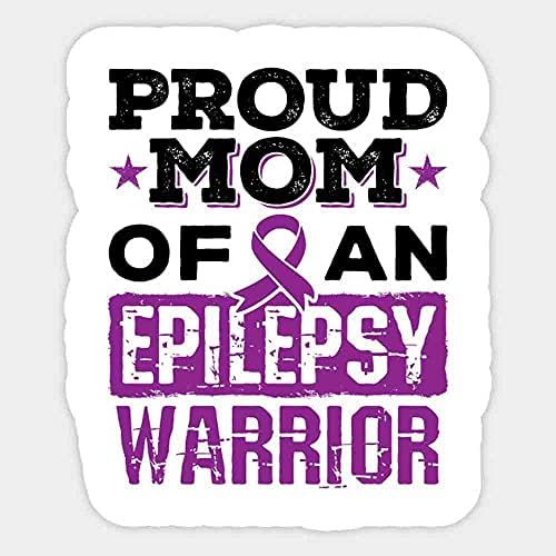 Epilepsi Farkındalık Gömlek-Gurur Anne Epilepsi Savaşçı-Komik Sticker Dizüstü Walldecor, Hediyeler Sticker