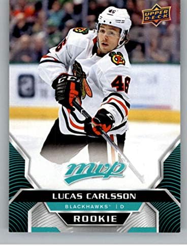 2020-21 Üst Güverte MVP 240 Lucas Carlsson RC Çaylak Chicago Blackhawks NHL Hokeyi Ticaret Kartı