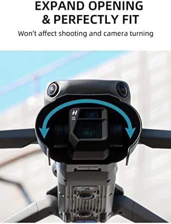 AİROKA Mavic 3 ZG341 Lens Hood Koruyucu Kapak Gimbal Kamera Anti Kaçak Güneşlik Kapak Tutuşunu DJI Mavic 3 Drone Aksesuarları