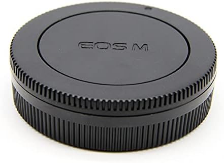Kamera Vücut Cap & Arka Lens Kapağı için Uyumlu Canon EOS için M50II M50 M100 M3 M5 Kamera kiti EF-M Dağı Lens (2 Paket)