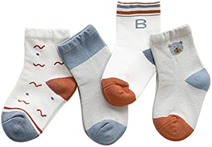 Bebek Çorap Çocuklar Kaymaz Skid Çorap Sapları Yapışkan Kaygan Pamuk Ekip Çorap 1-5 Yaş Çocuklar İçin Gençlik Erkek Kız 2 Pairs