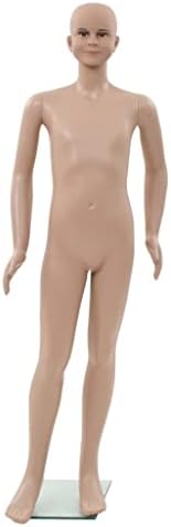 55.1 Tam Vücut Çocuk Manken Torso Elbise Formu Manken Standı Modeli Ayarlanabilir Ayrılabilir Gerçekçi Ekran ile Cam Taban,