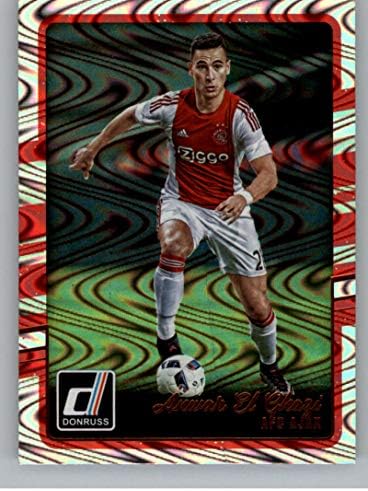 -17 Donruss Swirlorama Futbol 9 Anwar El Gazi AFC Ajax Panini Amerika'dan Resmi Futbol Ticaret Kartı