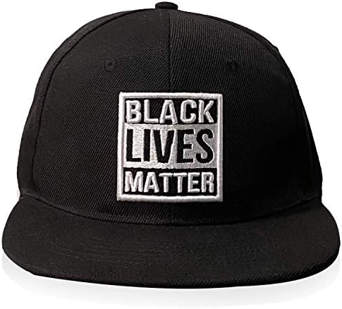 Siyah Lives Matter Şapka 3D İşlemeli Düz Kenarlı Beyzbol Şapkası Snapback