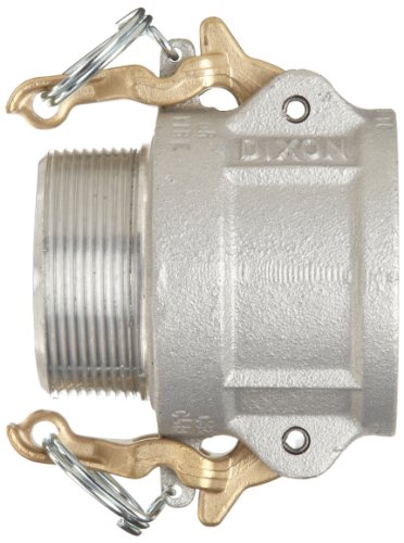Dixon AB200 Alüminyum 356T6 Boss-Lock Tip B Kam ve Oluk Hortum Bağlantısı, 2 Soket x 2 NPT Erkek