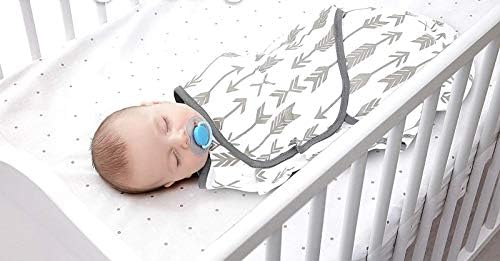 Bebek Şeyler, bebek kundak battaniyesi Yenidoğan Battaniye 0-3 Ay Organik Pamuk Yıldız Şerit SwaddleFree Boyutu Bebek Bakımı