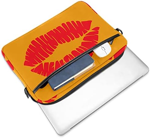 Kırmızı Dudak Laptop çantası 14.5 İnç Evrak Çantası Laptop omuz askılı çanta Laptop Taşıma çantası Bilgisayar ve Tablet Çantaları