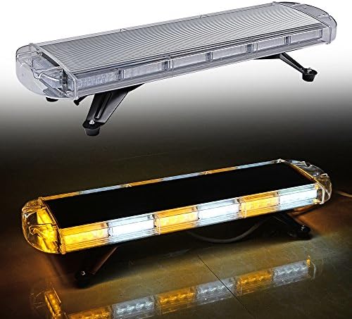 30 Amber Beyaz Alternatif Acil Uyarı Güvenlik Strobe ışık Bar Yüksek Yoğunluklu 56 LED Çatı Üst lightbar Pulluk Çekici Inşaat