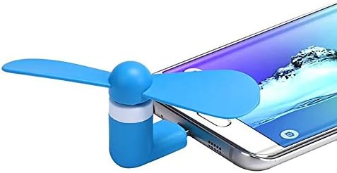 Samsung Galaxy A7 Mavi için Shot Case Mini Plastik Mikro USB Fan
