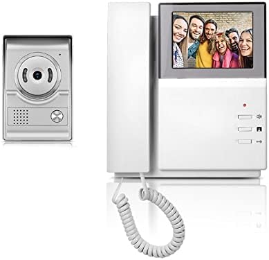 ZHU-CL Ev Video Kapı Göz 4.3 İnç El İletişim Kablolu Görüntülü Kapı Telefonu Renkli Diyafon Sistemi Görsel İnterkom Kapı Zili