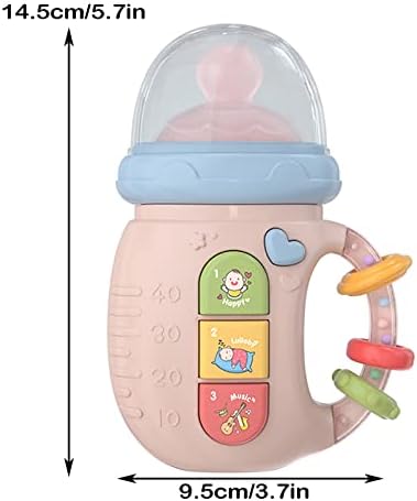 Müzikal Bebek Çıngırak Diş kaşıyıcı ile ışık Ayrılabilir Silikon Diş Çıkarma Emzik eğitici oyuncak Hediye için Bebek Yenidoğan