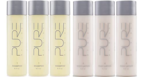 Pure by Gloss Şampuan + Vücut Losyonu Paketi-Taze Limon Kokusu-Tüm Saç Tipleri için Lüks Berraklaştırıcı, Temizleyici ve Nemlendirici
