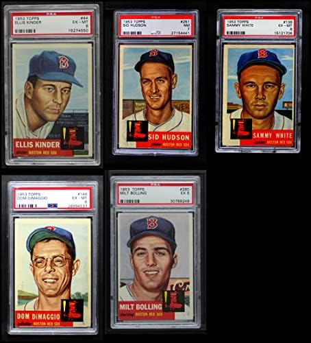 1953 Topps Boston Red Sox Takım Seti Boston Red Sox (Set) EX / MT Red Sox