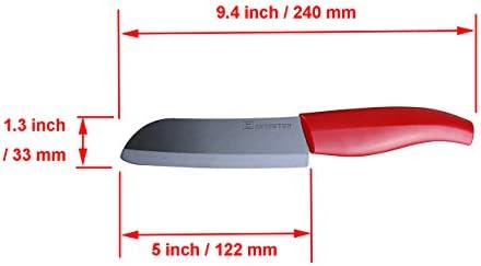 ZHYSKTHD Seramik Şef Bıçağı Meyve bıçakları 5 inç Ultra Keskin Mutfak Bıçağı Dilimleme Bıçağı soyma Bıçağı Meyve Seramik Bıçak