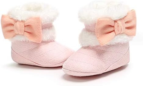 Bebek Kızlar Erkeklerden Kar Yumuşak Taban Kışlık Patik Kaymaz Walker Yenidoğan Bebek Ayakkabı Bot
