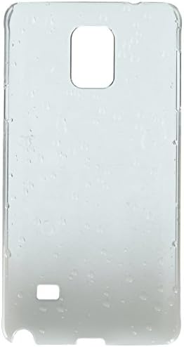 MyBat SAMSUNG Galaxy Note 4 Degrade Su Damlası Arka Koruyucu Kapak-Perakende Ambalaj-Şeffaf / Beyaz