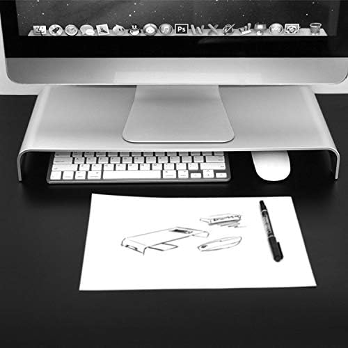 JİN Evrensel Alüminyum Alaşım Tek Katmanlı dizüstü Standı Depolama Fonksiyonu ile, Boyutu: 50x22x6 cm, kalınlığı: 4mm Laptop
