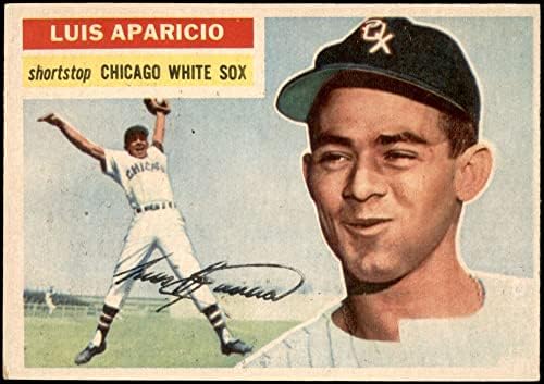 1956 Topps 292 Luis Aparicio Chicago Beyaz Sox (Beyzbol Kartı) ESKİ + Beyaz Sox