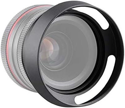 Bindpo Alüminyum Alaşım Lens Hood 43mm / 52mm, evrensel Fotoğraf Aksesuarı Canon Nikon Sony Leica Pentax Kamera(43mm)