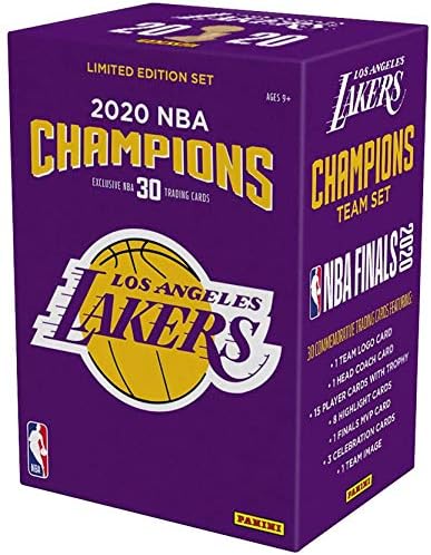 Los Angeles Lakers 2020 NBA Finalleri Şampiyonu Panini 30 Kart Takımı Seti-İmzasız Basketbol Kartları