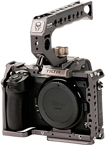 Tılta Tıltaıng Nikon Z6 / Z7 Serisi kamera kafesi Kiti A Tutuşunu Üst Kolu ile, el Kayışı, gri