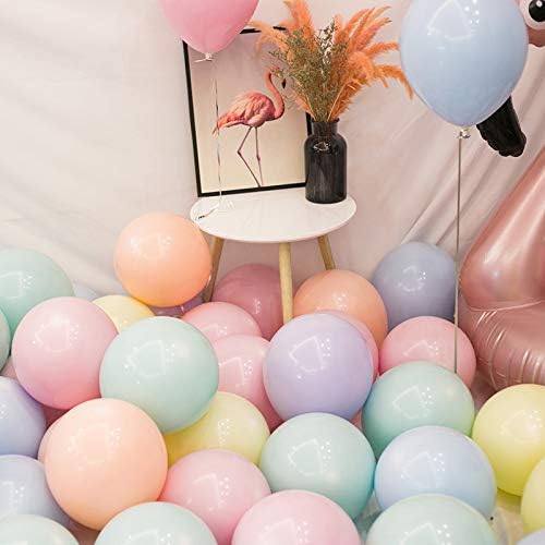 HUİJU Balonlar, Renkli Lateks Balonlar, Şeker Renkli Balonlar, Aile için Uygun, KTV, Bar Parti Faaliyetleri (200 Pacs),Gri
